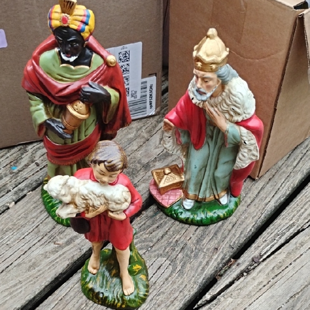 Colorful Nativity Figurine Set